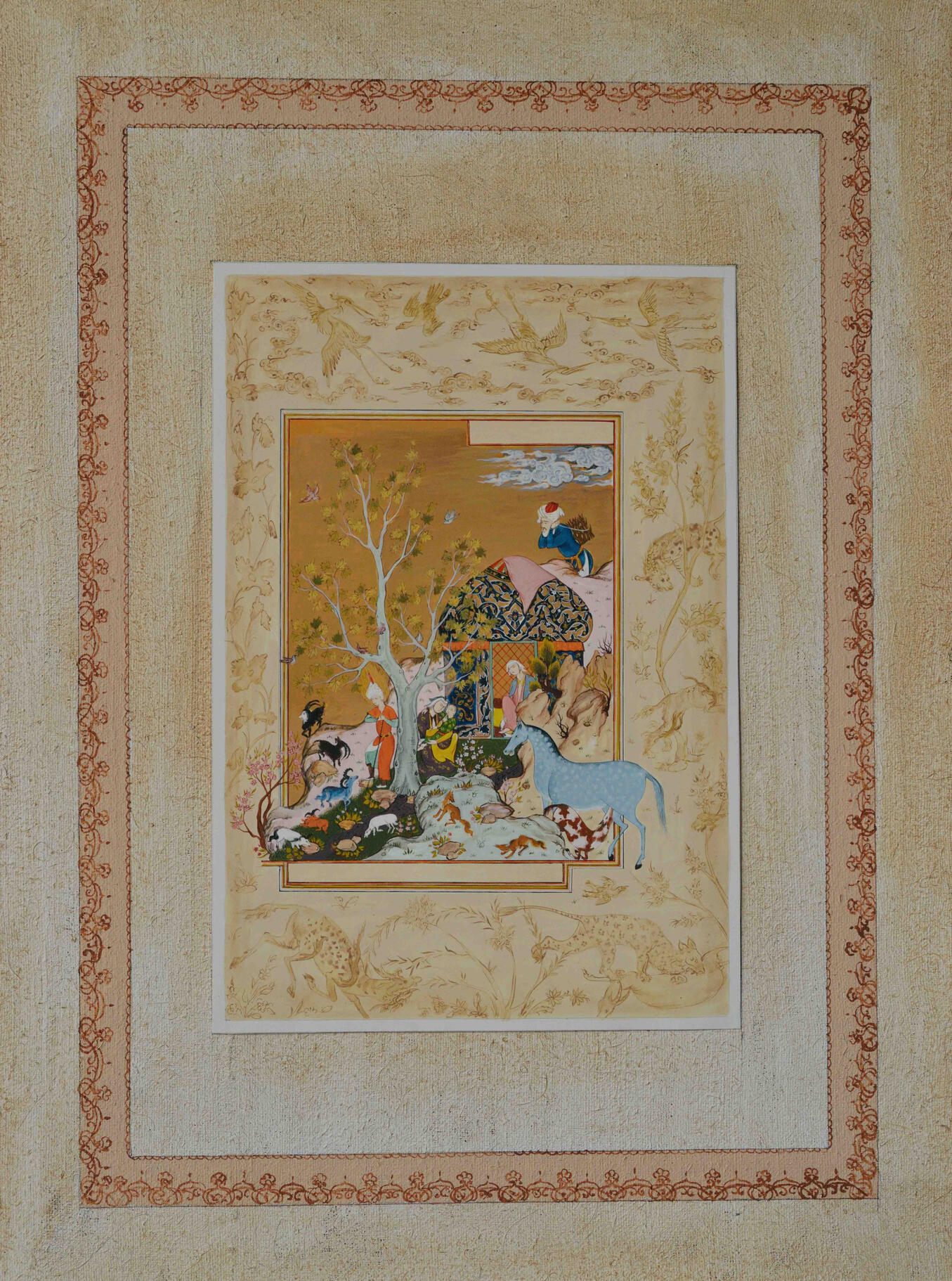 Yusuf Tends His Flocks, canvas, tempera, 60х40cm, 2005