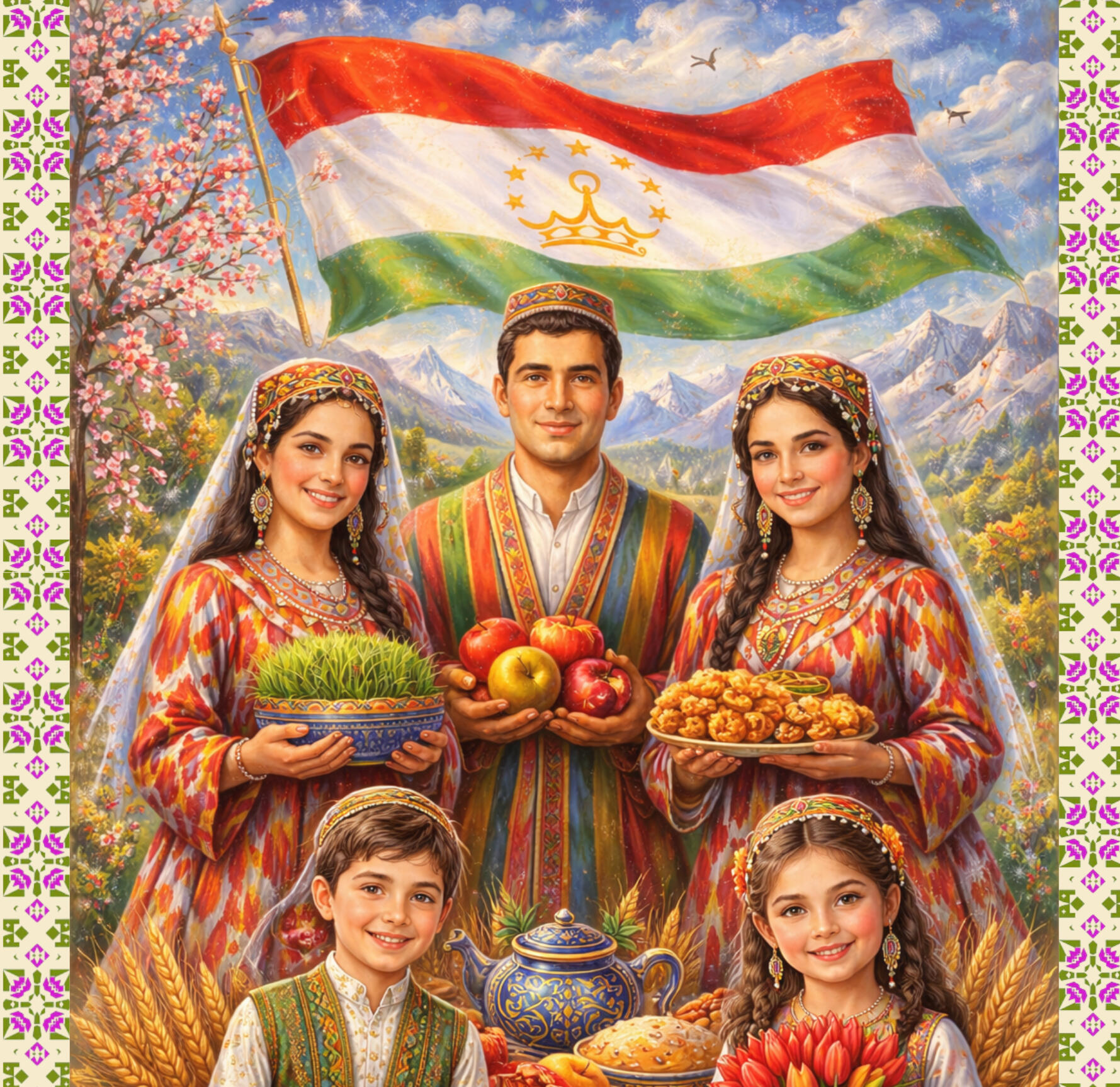 Tajkistan Nature, mountains